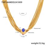 color: TXP146-Gold Necklace