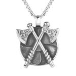 color: Double Axe Piece + Stainless Steel Chain