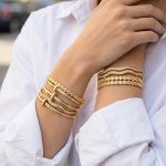 Personalized Wave-Shaped Bracelet Chic Exquisite High-Quality Three-Dimensional Shining High-End Atmosphere