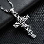 color: Coiling Snake + Stainless Steel Chain