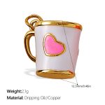 color: PJ691WPG White Pink Pendant