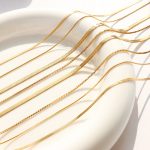 Cold Temperament Double-Layer Blade Snake Bones Chain Necklace Female Minimalist All-Match Gold Plated Lock