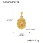 color: D63-Gold Pendant