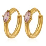 color: MS-761 Gold Pink Purple Rhinestone
