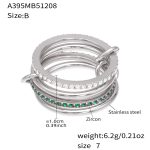 color: A395-Steel Color Ring B Style