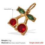 color: PJ335CRG Colorful Crystal Gold Pendant
