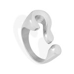 color: A615-Steel Color Ring / size: US 7
