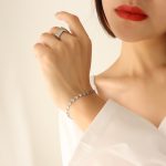color: E154-Steel Color Bracelet -15+5cm