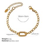 color: SL310G Gold Bracelet