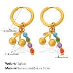 color: EH1340CRG Gold Earrings