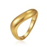color: Size 2 Gold Cast Ring / size: US 7