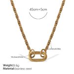 color: XL718G Gold Necklace