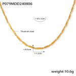 color: TXP079-Gold Polished Segment Length 12mm