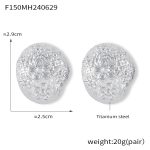 color: F150-Steel Color Earrings
