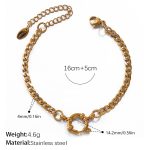 color: SL348G Gold Bracelet