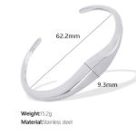 color: SZ129 Silver Bangle