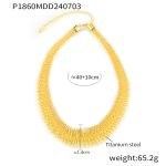color: P1860-Gold Necklace