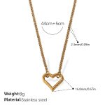color: XL515G Gold Necklace