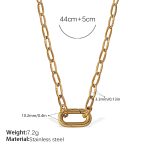 color: XL713G Gold Necklace