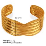 color: SZ142 Gold Bangle