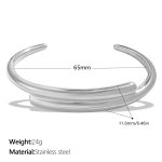 color: SZ181S Silver Bangle