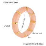 color: E678-Pink Color Bracelet 55mm