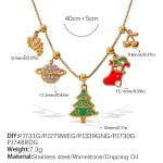 color: XL784G2 Multi-element Necklace