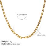 color: XL577G1.9MM Paperclip Chain