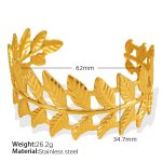 color: SZ156 Adjustable Gold Bangle