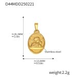 color: D44-Gold Pendant