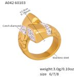 color: A042-Gold Ring / size: US 6