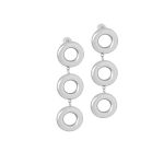 color: F1085-Steel Color Earrings