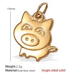 color: PJ203G Gold Pendant Only