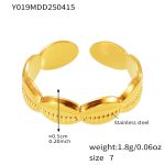 color: Y019-Gold Ring / size: US 7