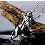 color: Leopard + Stainless Steel Chain