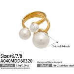 color: A040-Gold Ring / size: US 7
