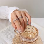 color: A346-Steel Color Ring / size: US 6