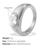 color: JZ155S6 Silver Ring