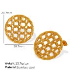 color: EH765 Gold Earrings