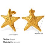 color: EH1330G Gold Earrings