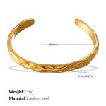 color: SZ54G Gold Bangle