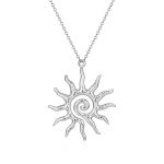 color: Sunflower Necklace Steel Color