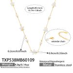 color: TXP538-Gold Necklace 40+5cm