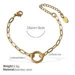 color: SL254G Gold Bracelet