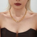 Dongguan Stainless Steel Ornament Micro Inlaid Zircon Clavicle Necklace Bracelet Simple Exquisite Suit Fashion