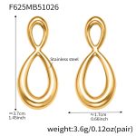 color: F625-Gold Earrings