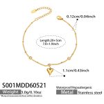 color: S001-Gold Anklet 20+5cm