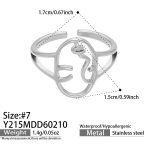 color: Y215-Steel Color Ring Size 7