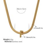 color: XL459GF Gold Necklace
