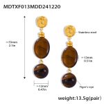 color: TXF013-Gold Earrings